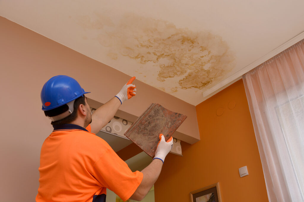 how to find a roof leak